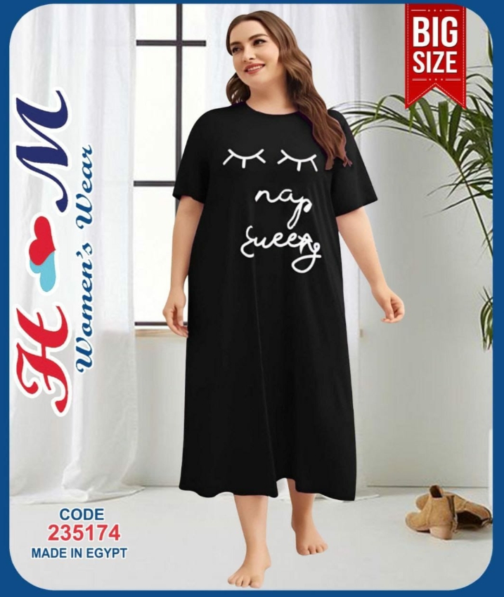 نايت شيرت  Big size(دستة 12 قطعة )