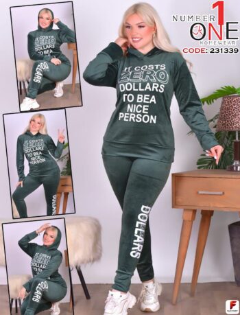 بيجاما حريمى قطيفة (دستة 12 قطعة)