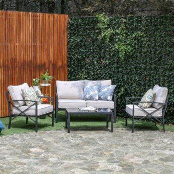 كنبه 2 مقعد و٢ كرسى وترابيزه