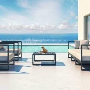 كنبه 3 مقعد و٢ كرسى وترابيزه