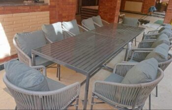 سفره دوبار 12 كرسى وترابيزه