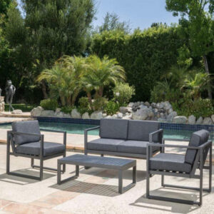 طقم حديد كنبه 2 مقعد و٢ كرسى وترابيزه