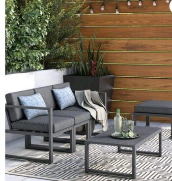 كنبه 3 مقعد وبف وترابيزه