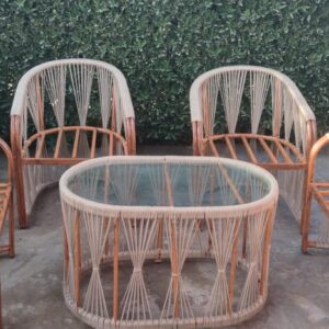 طقم دوبار مكون من 4 كراسي وترابيزه