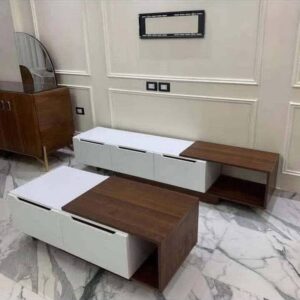 وحدة شاشة 160سم وترابيزة 80سم